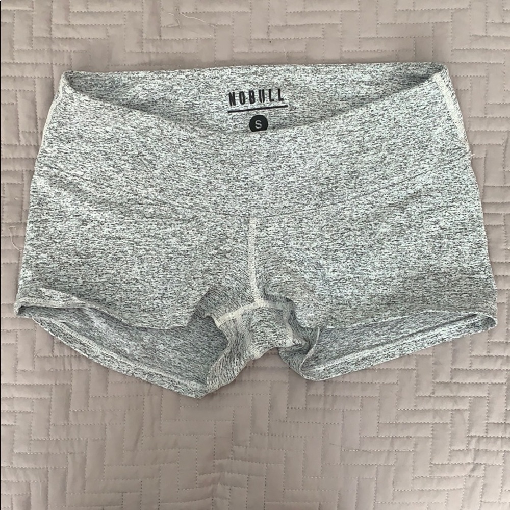 Nobull Short 2” plush heather/white heather